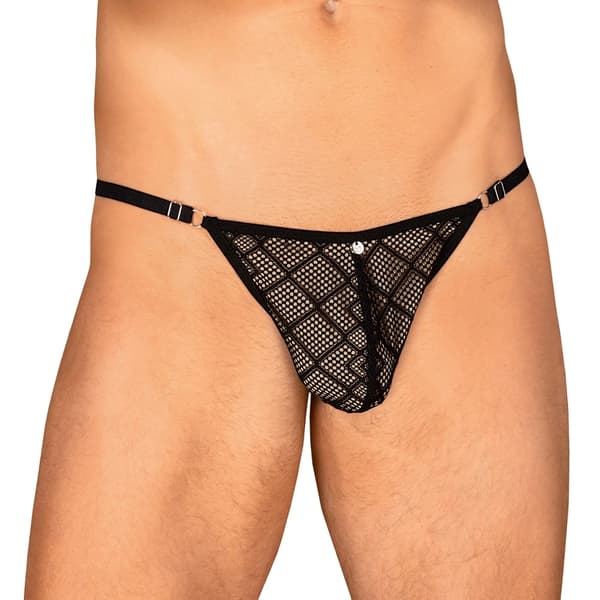 Obsessive Sexy Sort Herre Mesh Thong SL