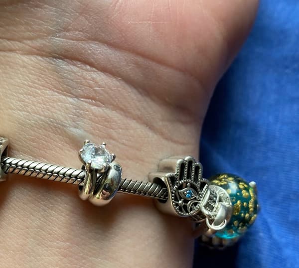 Berlocker till Pandora Stoppur Ring Silver 925 MODA TRUSKY