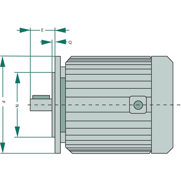 Elmotor 112-4-B5-4/6 granit