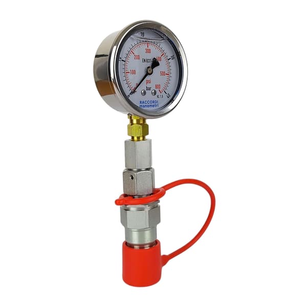 Mätsats, manometer 0-40 bar, snabbkoppling