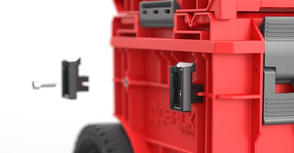 QBRICK CUSTOM SÆT 2 Sæt med adaptere til sorte bokse i arrangøren