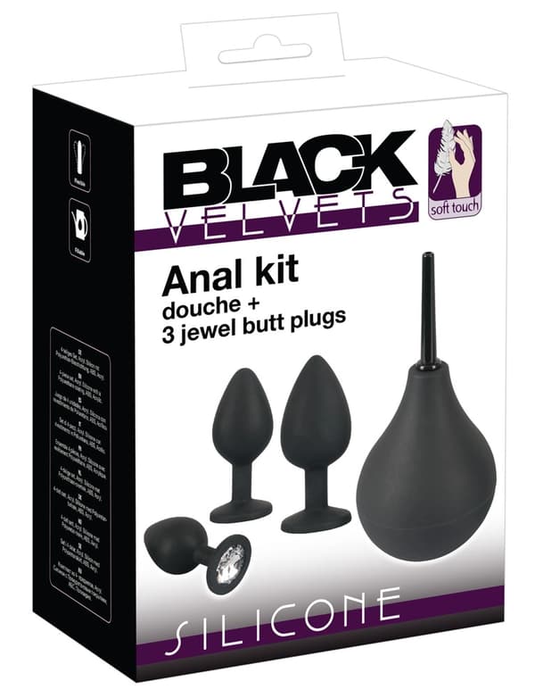 Black Velvets 4-delt analbrusersæt