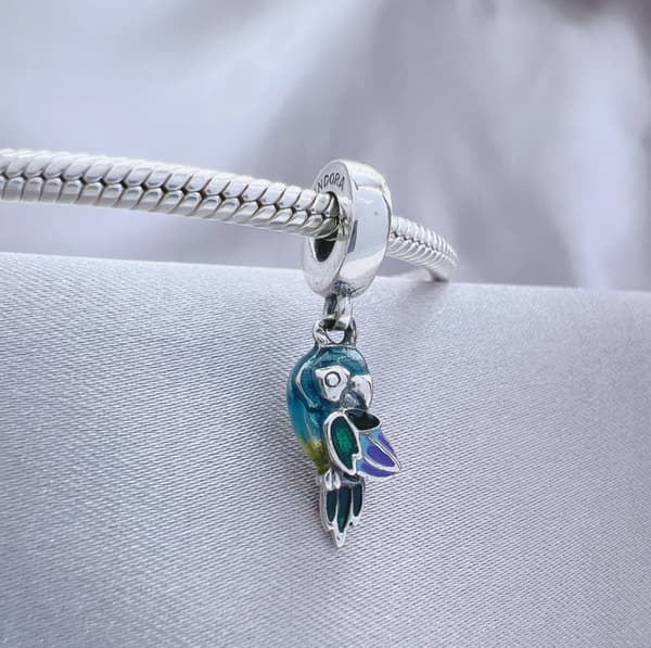 Pandora Trusky Papegoja Charm Hängsmycke