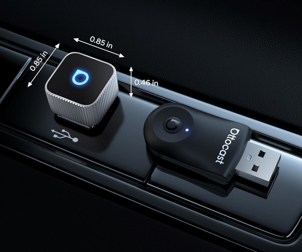 Ottocast Mini Cube langaton sovitin CarPlay / Android Auto hopea