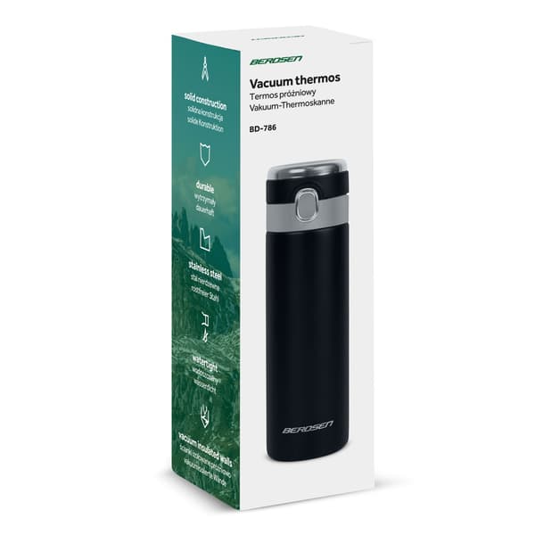 Vakuumtermokande 450 ml BD-786 sort
