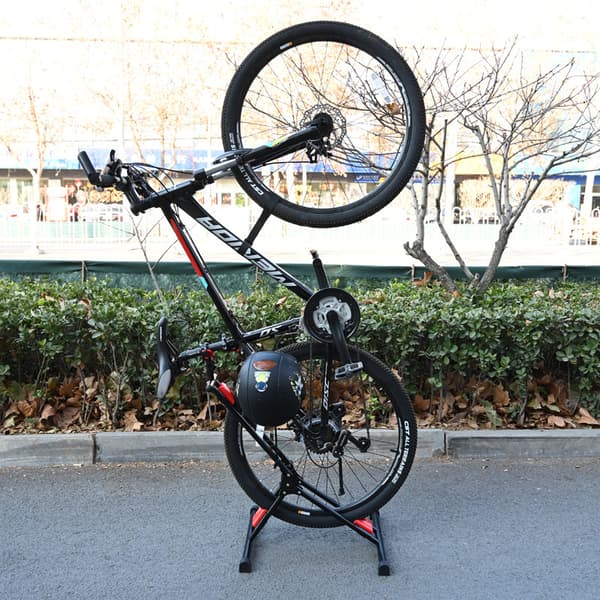 ROXAR multifunktionellt hopfällbart cykelställ för service och display