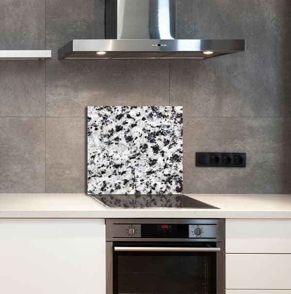 GLASPANEL FÖR KÖK 65x60 Marmor