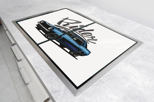 GLASBESKYTTELSESPLADE TIL KØKKEN 2x35x52 AUTO