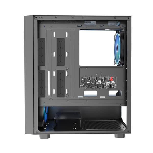 Modecom BREEZE ARGB FLOW Midi USB Typ-C-fodral, svart