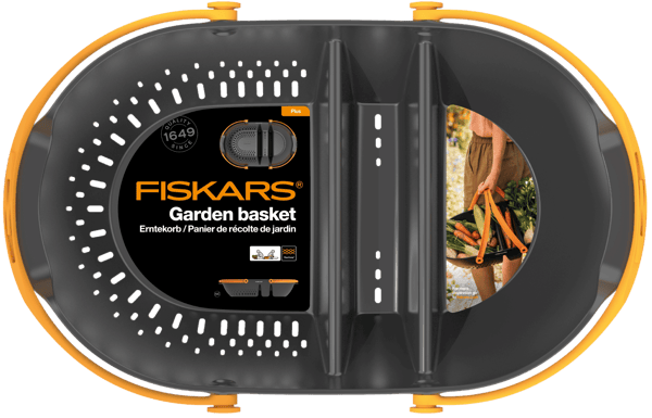 Fiskars plus svampkorg för grönsaks- och fruktskörd