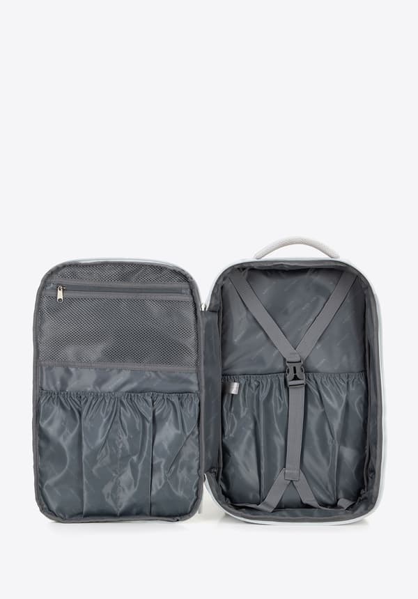 Wittchen Herr Expanderbar Multifunktionell Flygplansryggsäck, Off-White, Off-White Polyester