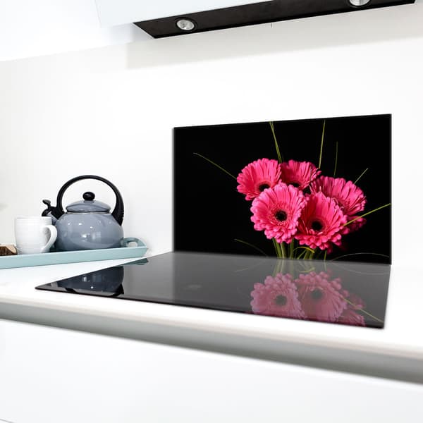 Glasskydd för spishäll 90x52 Gerbera