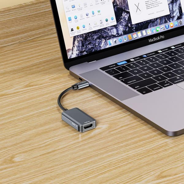 Adapter USB-C til HDMI 4K 60Hz - sort