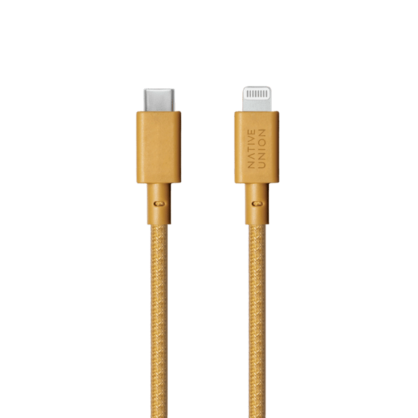Native Union bæltekabel XL - USB-C - lightning-kabel, 3 m (kraft)