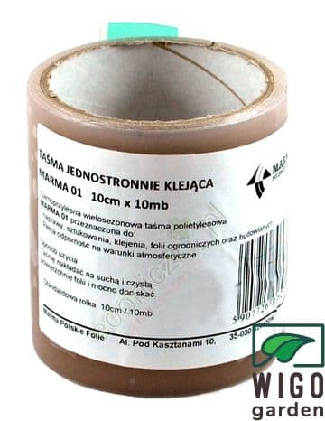 Folietejp 10 cm x 50 m