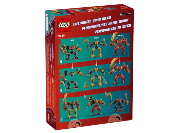 LEGO Bricks Ninjago 71839 Arina Spinjitzu Stridsrobot 7+ (Bitar: 213)