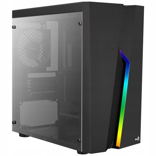 AEROCOOL PGS BOLT MINI SVART RGB-HÅLL