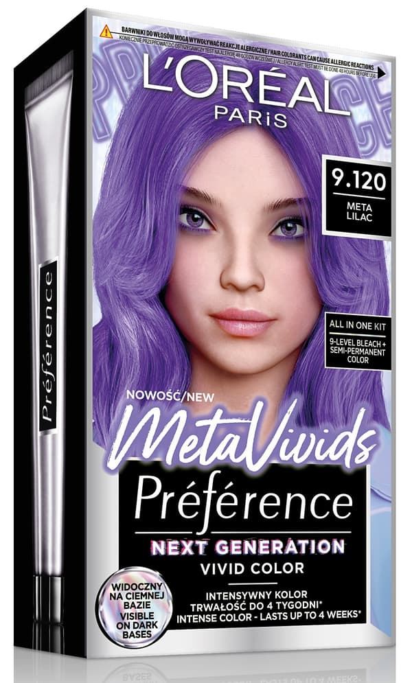 L'ORÉAL PREFERENCE Metavivids Hårfärg 9.120 LILA