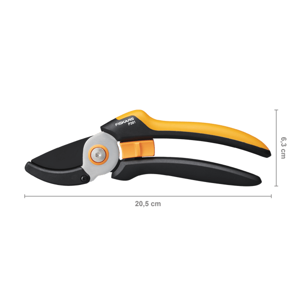 FISKARS SOLID Anvil trädgårdssekatör för torra grenar, ergonomisk P361