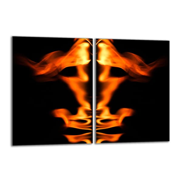 Glasbeskyttelsesplade til komfur 2x40x52 Fire