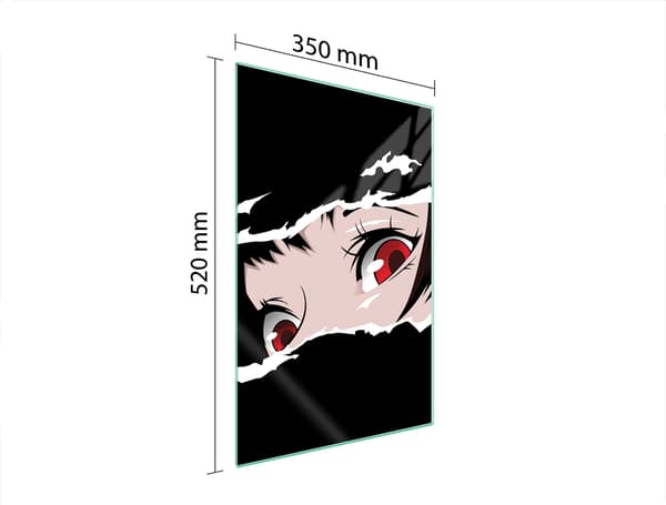 SKÄRBRÄDA I GLAS 35x52 ANIME