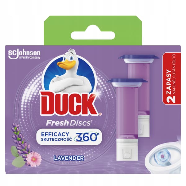 Duck Fresh Discs Lavendel toalettgräddisk 72ml (2x36ml)
