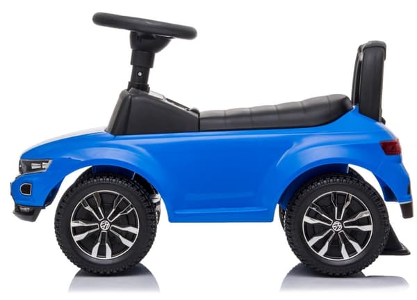 Volkswagen T-Roc blå pusher rollator