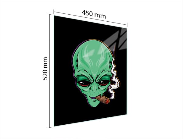 GLASSKÆREBRÆT 45x52 UFO