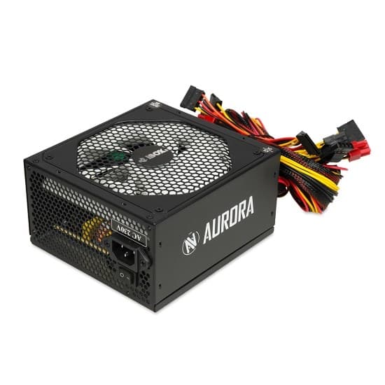 IBOX Aurora 600W computerstrømforsyning, 14 cm blæser