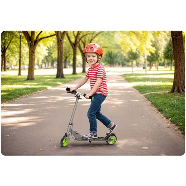Ricokids Kodi Scooter Grå og Grøn