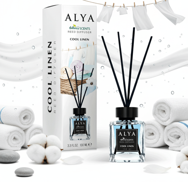 Alya Cool Linen Doftpinnar 100ml