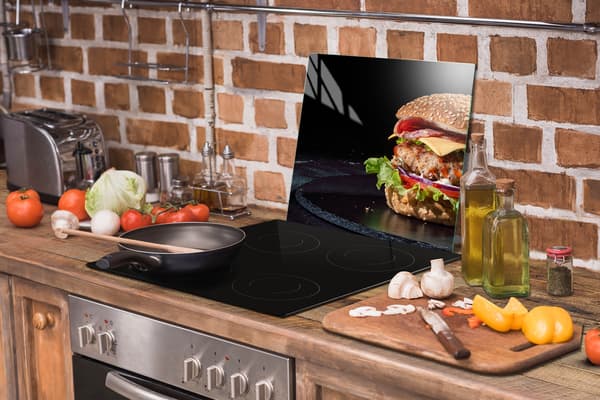 GLASSKYDDSPLÅT FÖR SPIS 50x52 HAMBURGER