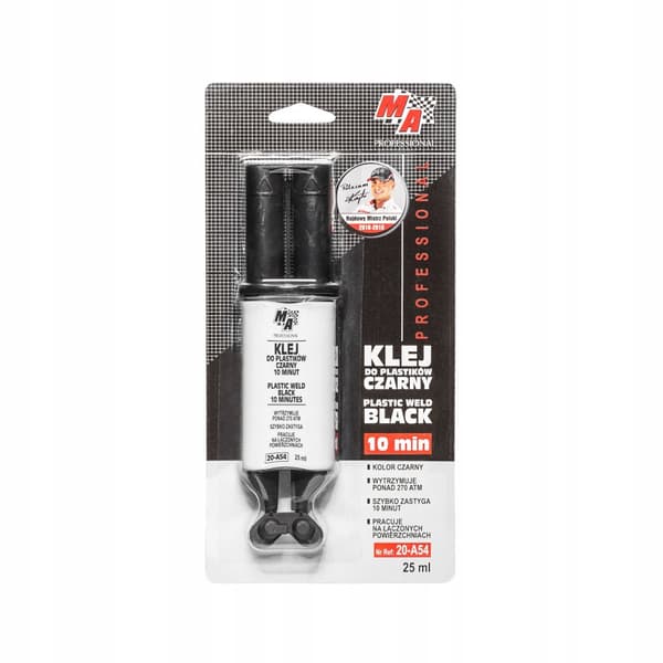 Plastsvejselim 10 minutter sort 25 ml