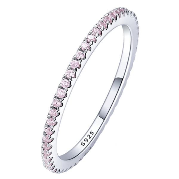 Silverring Rund Zirkon Silver S925