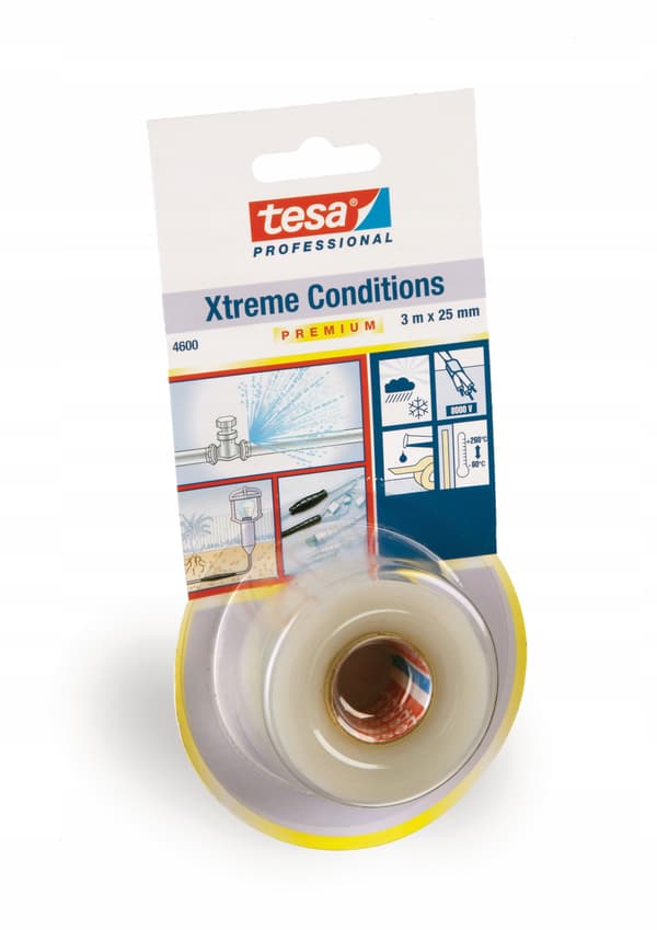 Tesa selvsamlende silikonetape til isolering 3 m 25 mm