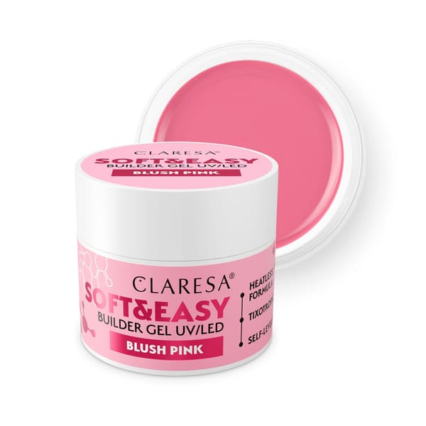 CLARESA N Soft&Easy Builder Blush Rosa Nagelgel 90g