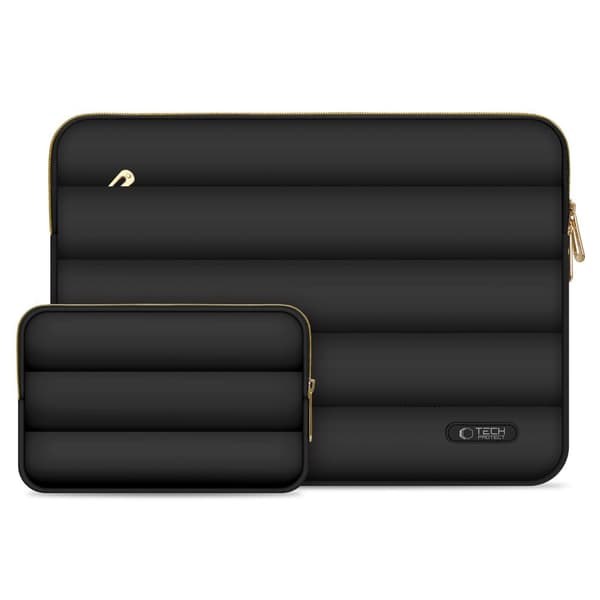 Puffy 13-14" Laptop-taske + Tilbehørsetui - Sort