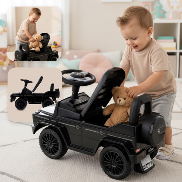 Mercedes Benz G-klasse gåstol sort