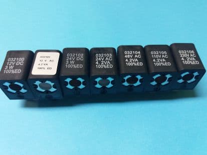 Spole 220/230V AC, 9mm stift