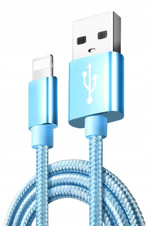 USB-KABEL TIL LIGHTNING TIL IPHONE HURTIGOPLADNING 3.0 Koanni kb2_NIEBIESKI