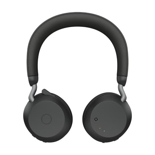 Jabra Evolve2 75 UC Link 380c trådløst headset, Bluetooth, USB-C, opladningsstander, sort