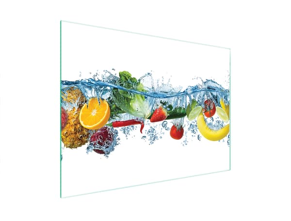 SKÄRBRÄDA I GLAS 40x30 FRUKT
