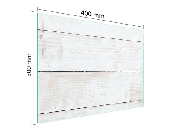GLASSKÆREBRÆT 40x30 TRÆ