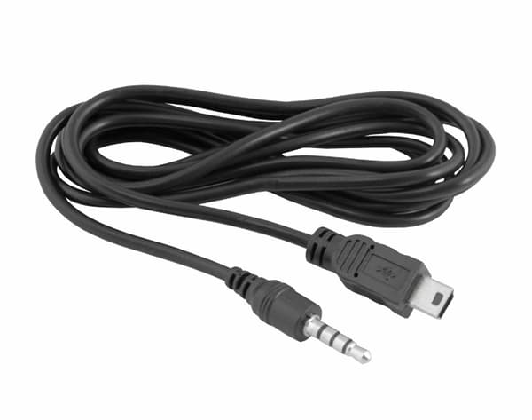 Mini-USB-stik, 3,5 mm jack-kabel, 1,5 m