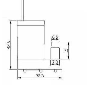 MINI VÄTSKEPUMP 5V 80L/h