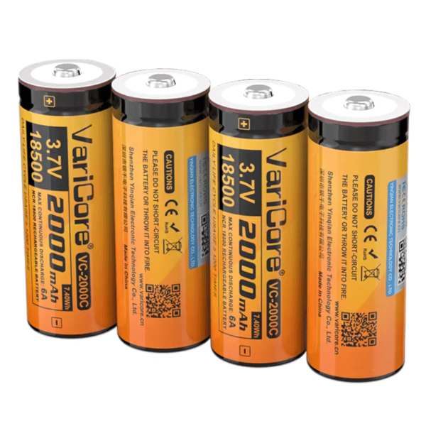 Battericell VariCore VC-2000C Plus litium-jon 18500 3,7V 2000mAh batteri