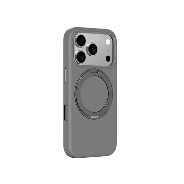 Cloudie iPhone 17 Pro cover med stativ - grå