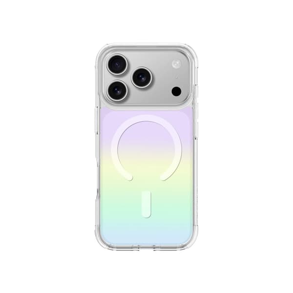 iPhone 17 Pro Minimal Mag MagSafe-skal – Regnbåge
