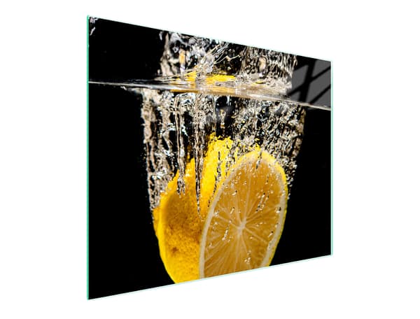 GLAS SKÄRBRÄDA 52x30 CITRON