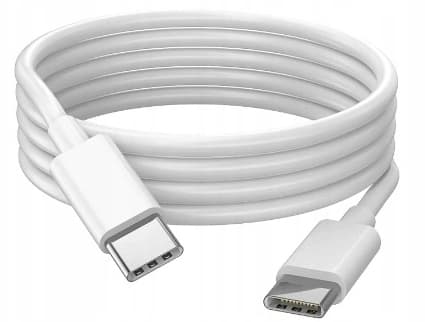 Kabel för Apple iPhone USB-C till USB-C Flätad 60W 1m Vit